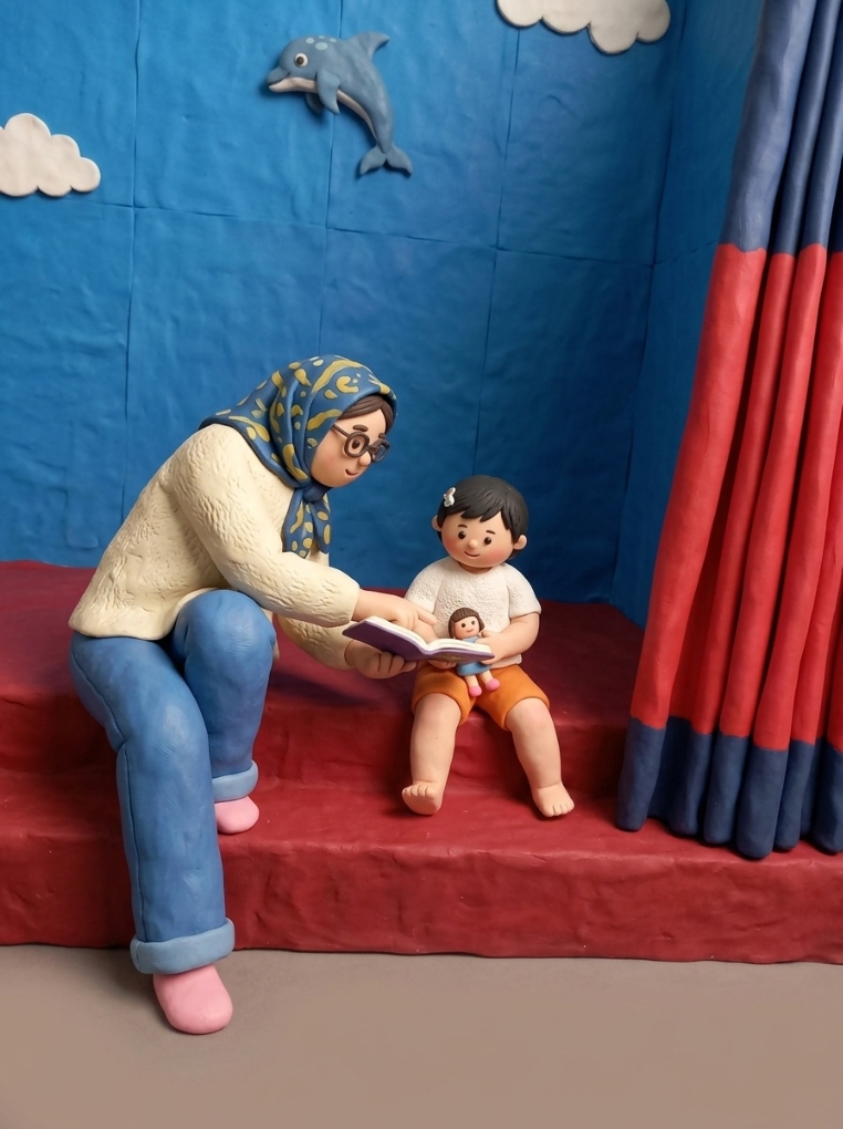 جلسهٔ مشاورهٔ نفیسه عباسی با والد و کودک